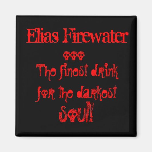 Elias Firewater Magneet (Voorkant)