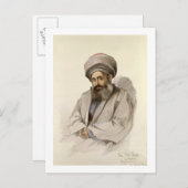 Elias - Jacobite Priest van Mesopotamia Briefkaart (Voorkant / Achterkant)