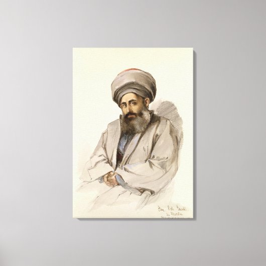Elias - Jacobite Priest van Mesopotamia Canvas Afdruk (Voorkant)