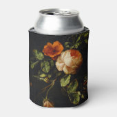 Elias van den Broeck, stil leven met Rozen Blikjeskoeler (Blikje Voorkant)