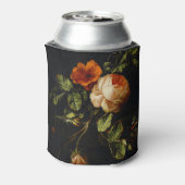 Elias van den Broeck, stil leven met Rozen Blikjeskoeler (Blikje Achterkant)