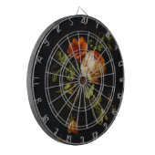 Elias van den Broeck, stil leven met Rozen Dartbord (Voorkant Links)