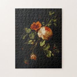 Elias van den Broeck, stil leven met Rozen Legpuzzel