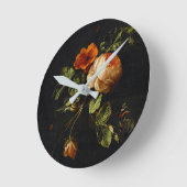 Elias van den Broeck, stil leven met Rozen Ronde Klok (Hoek)