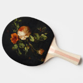 Elias van den Broeck, stil leven met Rozen Tafeltennisbatje (Zijkant)