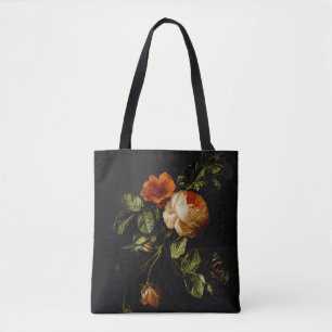 Elias van den Broeck, stil leven met Rozen Tote Bag