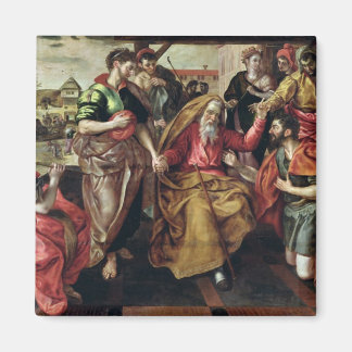 Eliezer Asking for Rebecca to Marry Isaac, 1562 Magneet