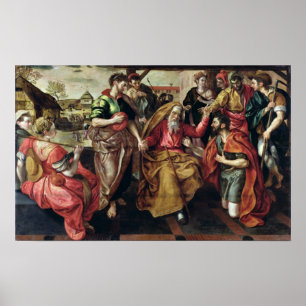 Eliezer Asking for Rebecca to Marry Isaac, 1562 Poster