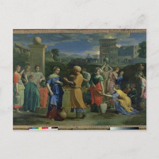 Eliezer en Rebecca bij The Well, 1648 (olie op can Briefkaart (Voorkant)