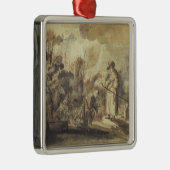 Eliezer en Rebecca bij The Well Metalen Ornament (Rechts)