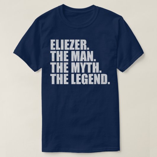 EliezerEliezer Naam Eliezer Voornaam T-shirt (Design voorkant)