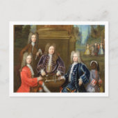 Elihu Yale (1648-1721), tweede hertog van Devonshi Briefkaart (Voorkant)