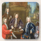 Elihu Yale (1648-1721), tweede hertog van Devonshi Drankjes Onderzetter (Voorkant)