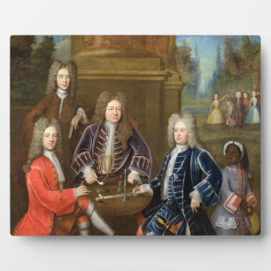 Elihu Yale (1648-1721), tweede hertog van Devonshi Fotoplaat