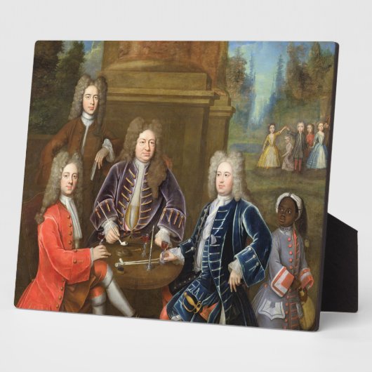 Elihu Yale (1648-1721), tweede hertog van Devonshi Fotoplaat (Zijkant)