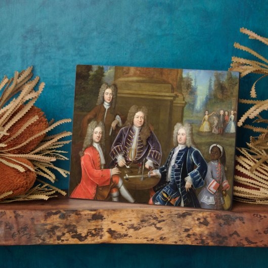 Elihu Yale (1648-1721), tweede hertog van Devonshi Fotoplaat (Zijkant)