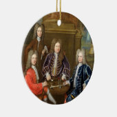 Elihu Yale (1648-1721), tweede hertog van Devonshi Keramisch Ornament (Rechts)