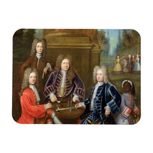 Elihu Yale (1648-1721), tweede hertog van Devonshi Magneet (Horizontaal)