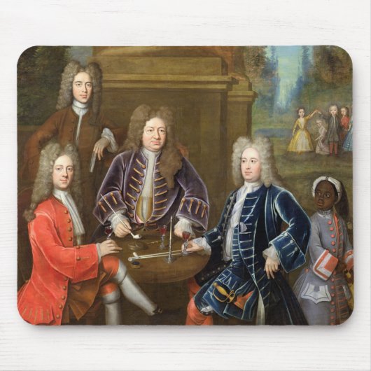 Elihu Yale (1648-1721), tweede hertog van Devonshi Muismat (Voorkant)