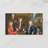 Elihu Yale (1648-1721), tweede hertog van Devonshi Visitekaartje (Achterkant)