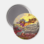 Elijah Ascends to Heaven Magnet (Voorkant / Achterkant)