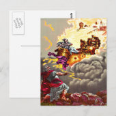 Elijah Ascends tot briefkaart in de hemel