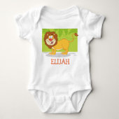 ELIJAH baby jongens naam kleding cadeau Romper (Voorkant)
