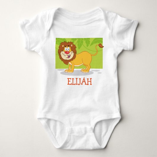 ELIJAH baby jongensnaam kleding cadeau Romper (Voorkant)
