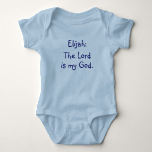 Elijah Baby Name Betekenis Bodysuit