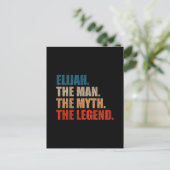 Elijah De Man De Mythe De Legende Briefkaart (Staand voorkant)