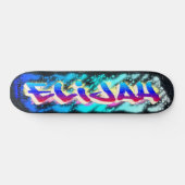 ELIJAH Gepersonaliseerd graffiti skateboard (Horizontaal)