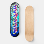 ELIJAH Gepersonaliseerd graffiti skateboard (Voorkant)