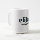 Elijah Ik Hou Van Jou Koffiemok (Voorkant links)