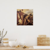 Elijah in de wilde natuur poster (Keuken)