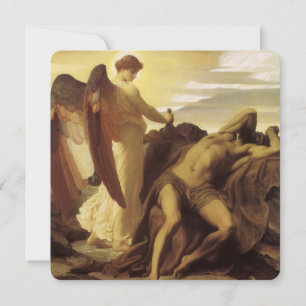 Elijah in de wildernis door Lord Frederic Leighton
