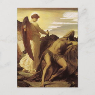 Elijah in Wilderness door Lord Frederic Leighton Briefkaart