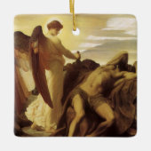 Elijah in Wilderness door Lord Frederic Leighton Keramisch Ornament (Voorkant)