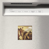 Elijah in Wilderness door Lord Frederic Leighton Magneet (Insitu (Vaatwasser))