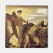 Elijah in Wilderness door Lord Frederic Leighton Magneet (Voorkant)
