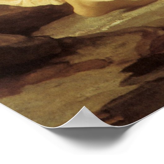 Elijah in Wilderness door Lord Frederic Leighton Poster (Hoek)