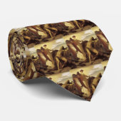 Elijah in Wilderness door Lord Frederic Leighton Stropdas (Opgerold)