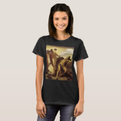 Elijah in Wilderness door Lord Frederic Leighton T-shirt (Voorkant volledig)