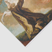 Elijah opgenomen in een vuuraanval door G. Angeli Tissuepapier (Detail)