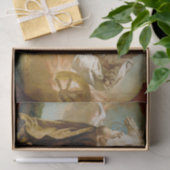 Elijah opgenomen in een vuuraanval door G. Angeli Tissuepapier (Geschenk)