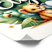 Elijah Safari Nursery Wall Art Poster (Hoek)