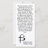 "Elijah" Waardevolle Bladwijzer (Achterkant)