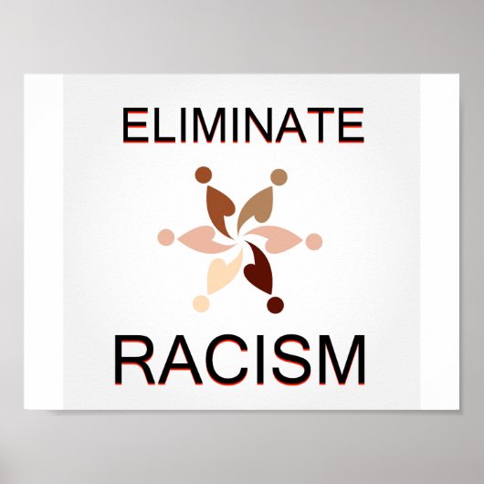Eliminate racism poster (Voorkant)