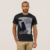 Elimineer criminaliteit in de sloppenwijken t-shirt (Voorkant volledig)