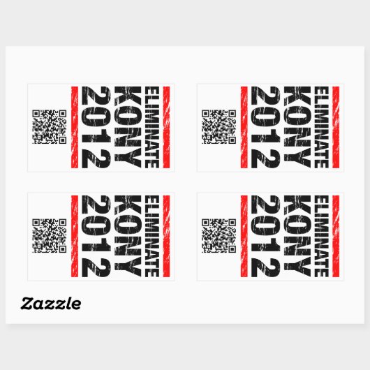 Elimineer Kony 2012 Sticker (Vel)