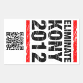 Elimineer Kony 2012 Sticker (Voorkant)